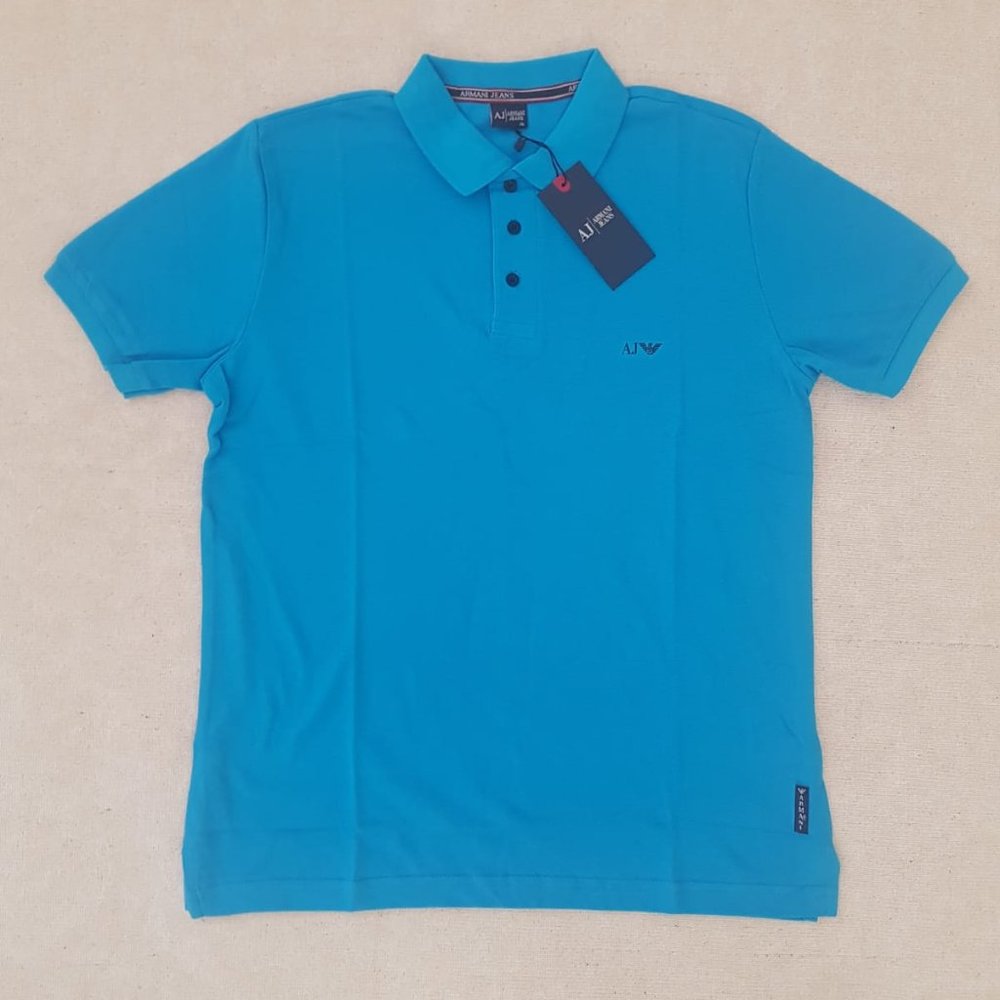 Armani Jeans Men Blue Polo XXL